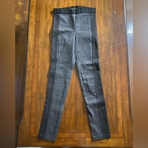 BCBG Max Azria Leggings in Black/Gray XS